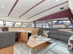 Interior image of boat